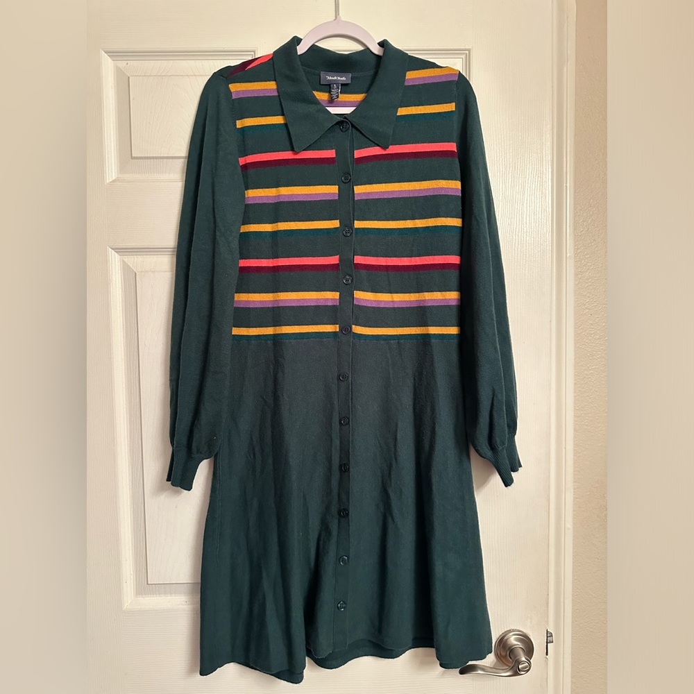 Modcloth 70s sweetness sweater dress